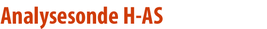 Analysesonde H-AS