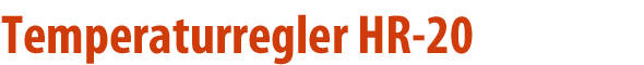 Temperaturregler HR-20